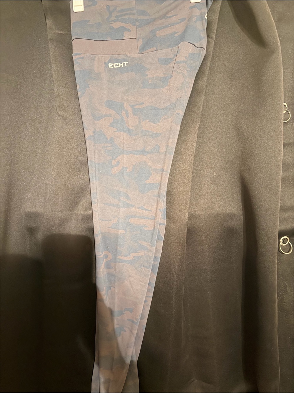 ECHT Navy Blue Camo Performance Leggings